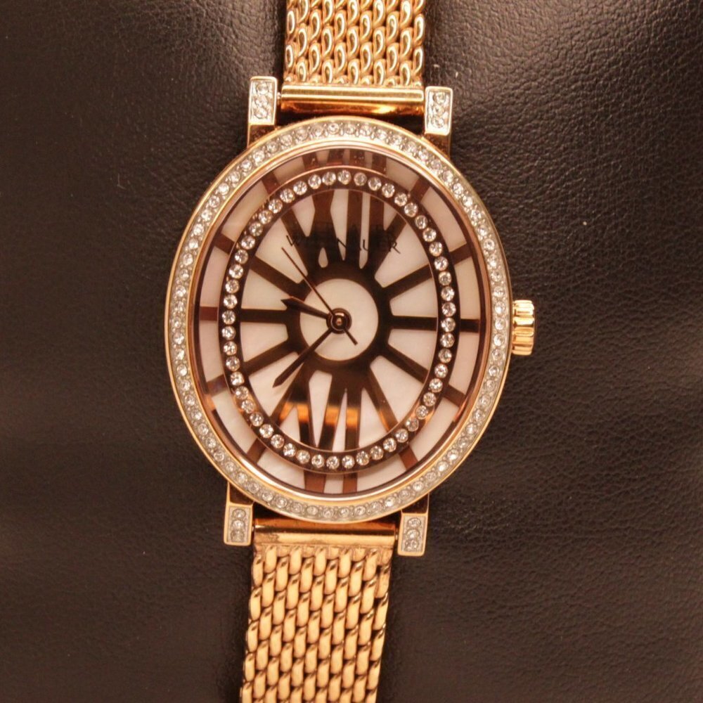 Wittnauer Women's Dress Watch Crystal Accents Rose Gold 28mm - Picture 6 of 12